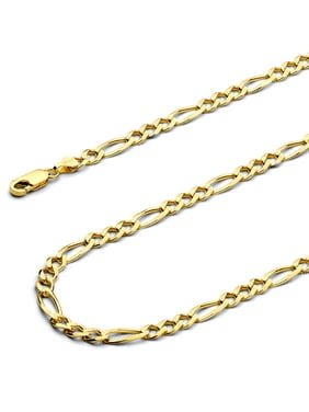 Jewel Tie Stainless Steel 4.8mm 22in Square Link Chain Necklace with Secure Lobster Lock Clasp 